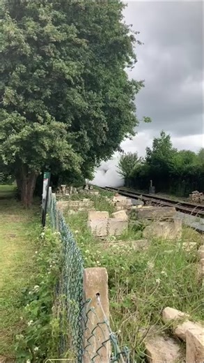 The world’s most famous steam engine Flying Scotsman at Didcot Railway Centre for Rivals Reunited.