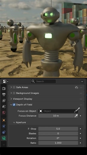 Cinematic Blur with ONE Setting — Depth of Field (Blender) in Tamil Explanation