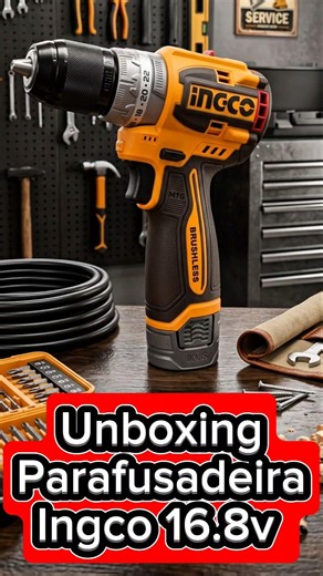 Ingco 16.8V Drill Unboxing
