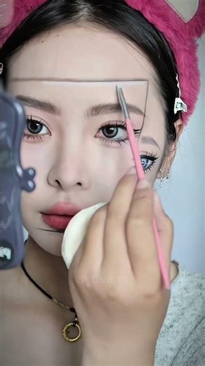 OMG 😱 Incredible makeup ☠️ #hololiveen #makeup #shorts