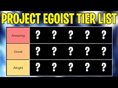 PROJECT EGOIST TIER LIST ROBLOX (Best Styles in Project Egoist)