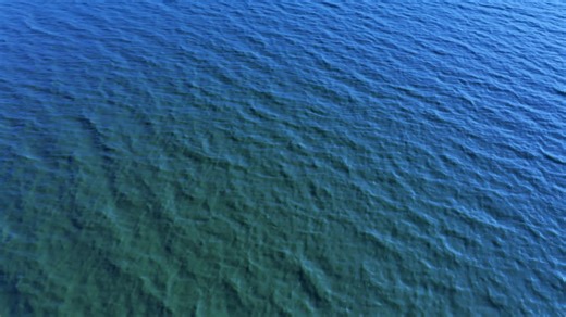 Aerial View of Lagoon Color Gradient - Free Stock Video