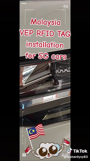 VEP RFID TAG Installation for SG Cars in Malaysia