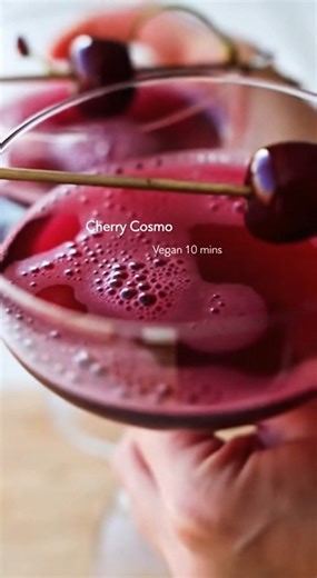 How to make this recipe: Cherry Cosmo Vegan · 10 mins Ingredients Makes 2 servings 6 fresh cherries 4 oz citrus vodka 2 oz Cointreau 2 oz tart cherry juice Juice of 1 lime Ice #CherryCosmo #CocktailRecipe #MixologyMagic #DrinkOfTheDay #CheersToCherry #CocktailHour #FruityDelight #SipSipHooray #PartyInAGlass #CherryLovers | Yummy Recipes