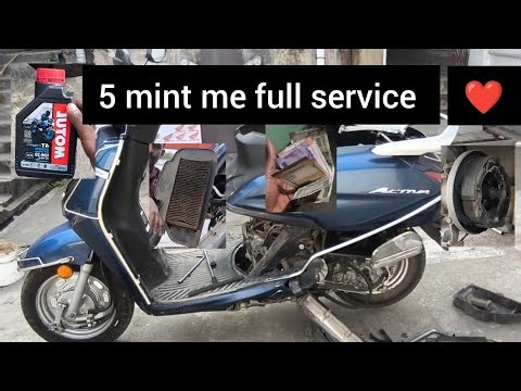 Honda Activa service 3g,4,6g,125 Full service details #activa #honda #service #repairing#automobile