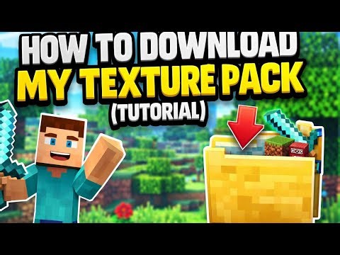 How to download my texture pack and use it TUTORIAL FOR PC (sorry im late to upload the video)