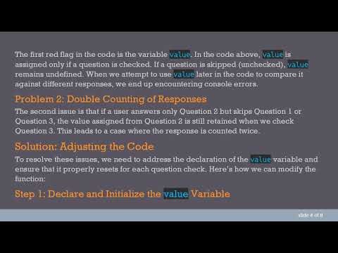 Resolving JavaScript Errors When Counting Unchecked Form Elements