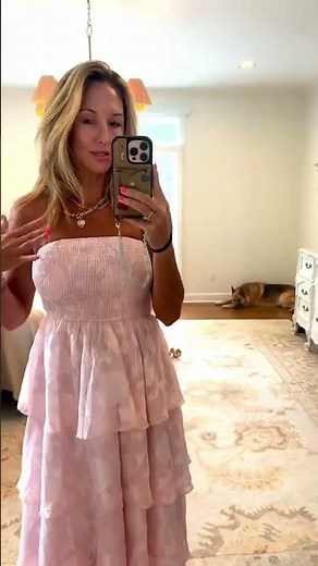 Pink Strapless Tiered Maxi Dress | Dreamy Summer Party Dress