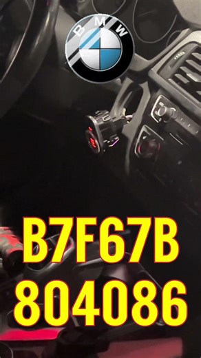 F Series battery drainage issue resolved - KOMBI - B7F67B - 804086 - #bmw #code #diy