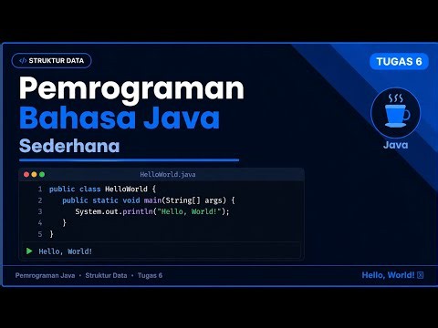 Pemrograman Java Sederhana #6 - STRUKTUR DATA