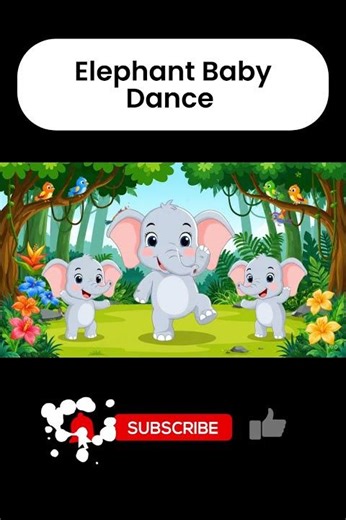 Elephant Dance Party – AI Animated Fun for Kids 🐘🎶