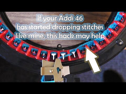 Has your Addi 46 started dropping stitches? | My simple hack may help | At your own risk #hack #fix