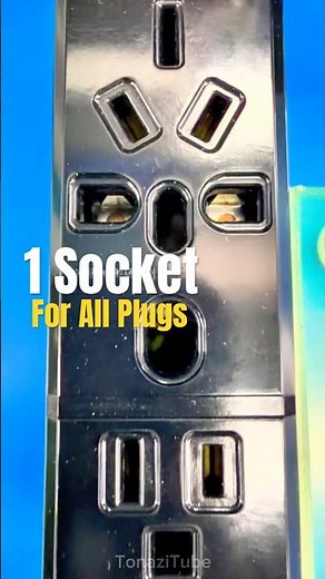 Universal Power Socket Test Machine ⚡ Multi Plug Outlet #powersocket #shorts