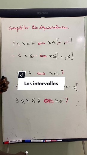 Exercice de Maths sur les Intervalles pour Secondes