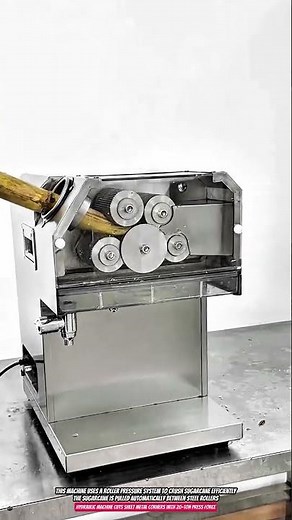 Automatic Sugarcane Grinding Machine with 300 kg/hour Capacity and Roller Pressure System