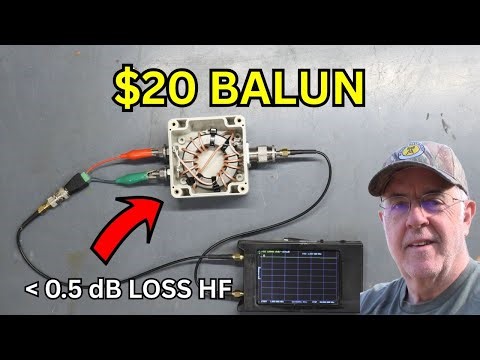 Build the BEST 1:1 Choke Balun for ZS6BKW (or ANY Dipole) – 6+1 Turns