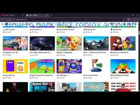 How to hack ANYONE on Roblox!