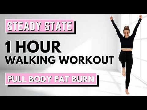 🔥1 Hour STEADY STATE WALKING for WEIGHT LOSS🔥ALL STANDING🔥NO JUMPING🔥KNEE FRIENDLY🔥