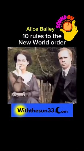 Alice Bailey 1O rules to the New World order. #newworldorder #trending #wen #worldhealthorganization #corruptleaders #manipulation #lies #knowthetruth #jesussaves | Jimmy Simak