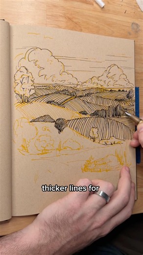 Easy way to create a landscape.