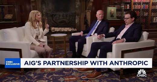 AIG and Anthropic CEOs on partnership and enterprise business growth