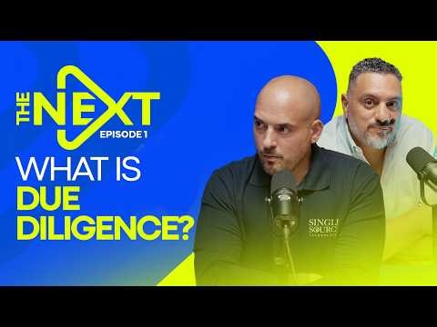 What is Due Diligence? With Rob Cant from SingleSource Technologies.