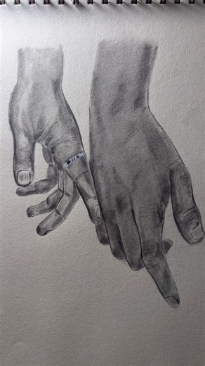 Easiest way to sketch a hand #sketch #tutorial #howtodraw #sketching #drawing #painting #diy