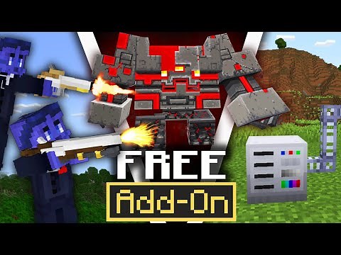 10 FREE New Addons You Need To Try (Minecraft Bedrock/MCPE)