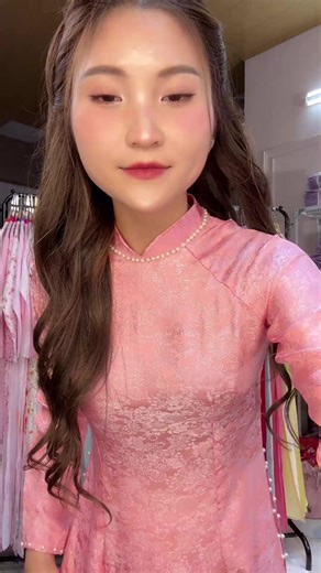 lua to tằm và ruby | Áo Dài Minh Khang