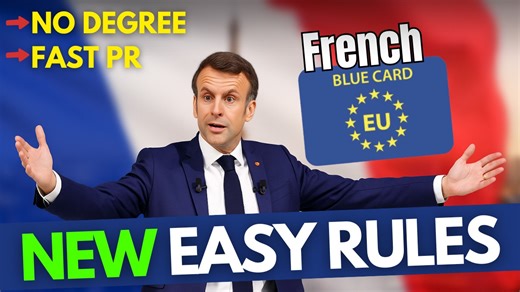 8.5K views · 102 reactions | France EU Blue Card: Possible Now without Degree - New Easy Rules #EUBlueCard | Visa Guru | Facebook