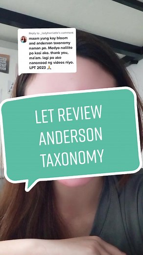 Understanding Bloom's Taxonomy of Learning Objectives