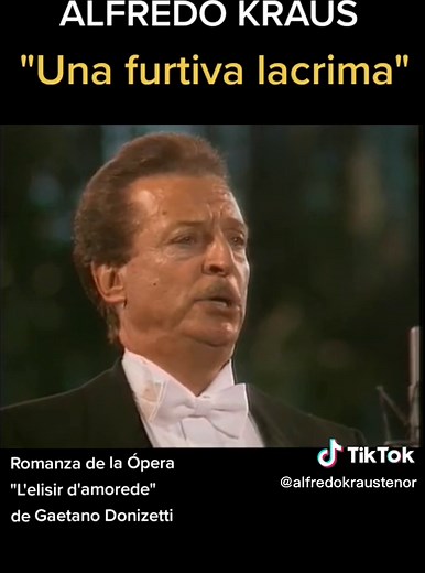 Una furtiva lacrima - Romanza de la Ópera L'elisir d'amorede