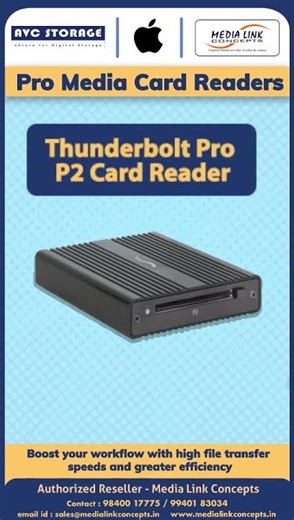 Lighting Speed Thunderbolt 3 Professional Media Card Readers