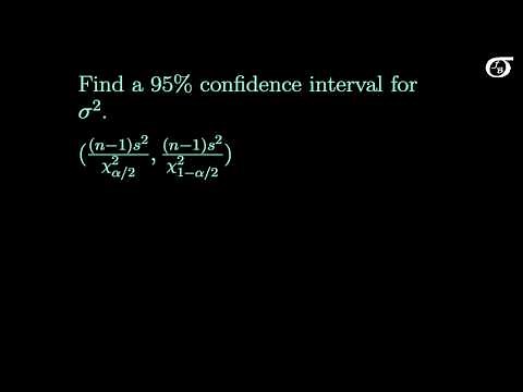 Confidence Intervals for One Population Variance