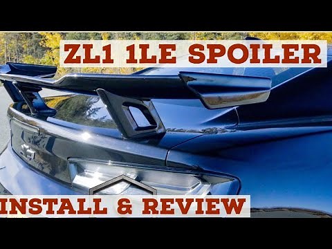 C7Carbon Camaro ZL1 1LE Spoiler : Install and Review