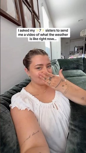 A 61° difference 😱🙈🥵 That’s INSANE! What’s the weather like where you are? #sisters