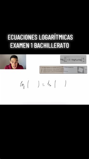 Ecuaciones Logarítmicas Examen 1 Bachillerato | ProfeDMarquez #ecuaciones #logaritmicas #examen #1bachillerato #logaritmos