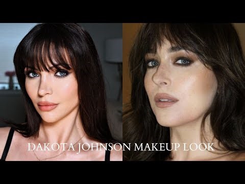 Recreating Dakota Johnson's iconic makeup look *tutorial*