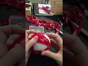 Rag Ball Ornament Demo