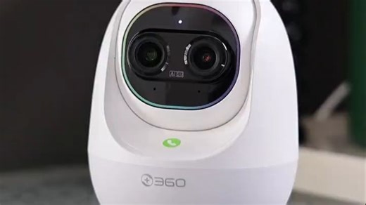 360云台摄像机9Ultra昼夜真彩双镜头800W像素4K超清画质360°AI昼夜看护智能伴睡语音操控智慧小夜灯