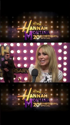 Miley Cyrus Interview at Hannah Montana 20th Anniversary Special Premiere