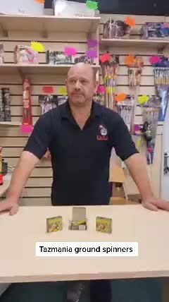 Tazmania ground spinners from Klasek. come grab some #furyfireworks #halsteadessex #fireworks