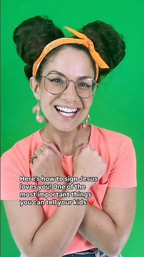 Sign Jesus Loves Me w your child in ASL!Christian show like Ms Rachel #christian #toddler #msrachel
