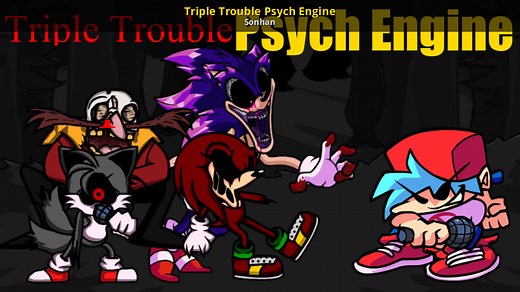 Triple Trouble Psych Engine Mod for Friday Night Funkin' | FNF Mods