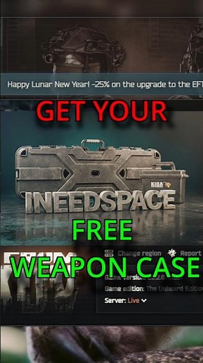 FREE Weapon Case + Ammo Case (Promo Code!)