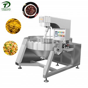 [Hot Item] Planetary Stirring Jacketed Kettle Machinery Electric Induction Cooking Pot with Mixer on Hot Sale
