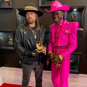 Billy Ray Cyrus Thanks "Visionary" Lil Nas X for His First-Ever Grammy Awards Win!