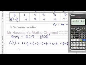 WST01/01, (Edexcel) IAL S1 January 2022, Q4 Discrete Random Variables, Linear Transformations