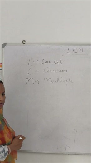 LCMwith explanation in simple words #learning #maths #education #shorts
