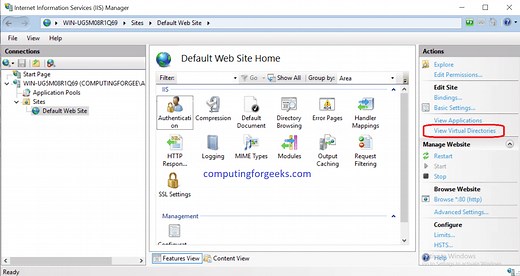 Configure Virtual Directory on IIS Server [Guide]